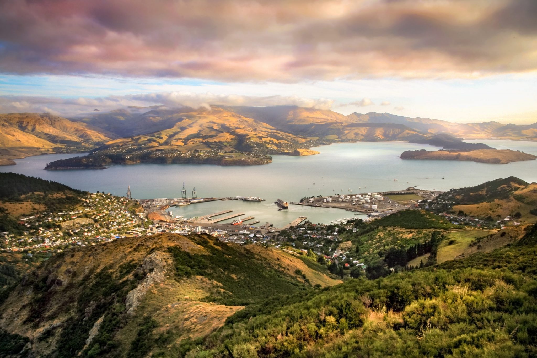 Lyttelton Harbour Christchurch New Zealand